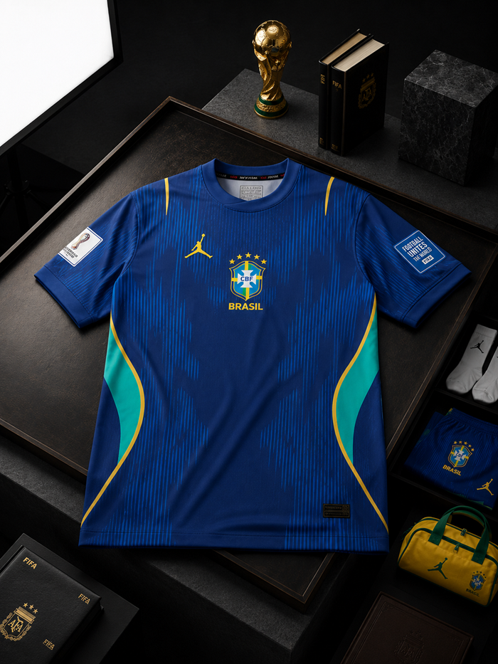 World Cup Embroidery Brazil Jersey (30116)