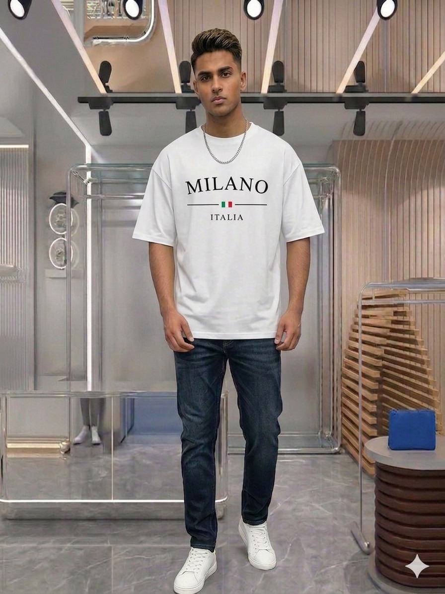 Stylish Drop Shoulder T-Shirt (29610)