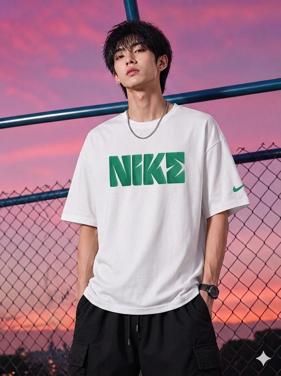 Stylish Drop Shoulder T-Shirt (29580)