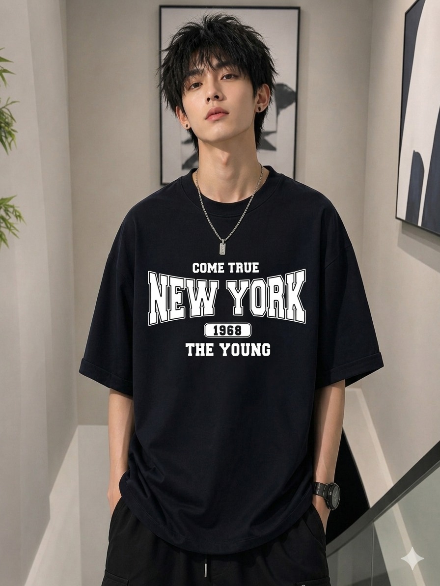 Stylish Drop Shoulder T-Shirt (29567)