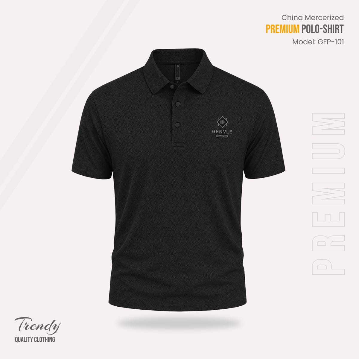 Export Quality China Mercerized Polo Shirt (31051)