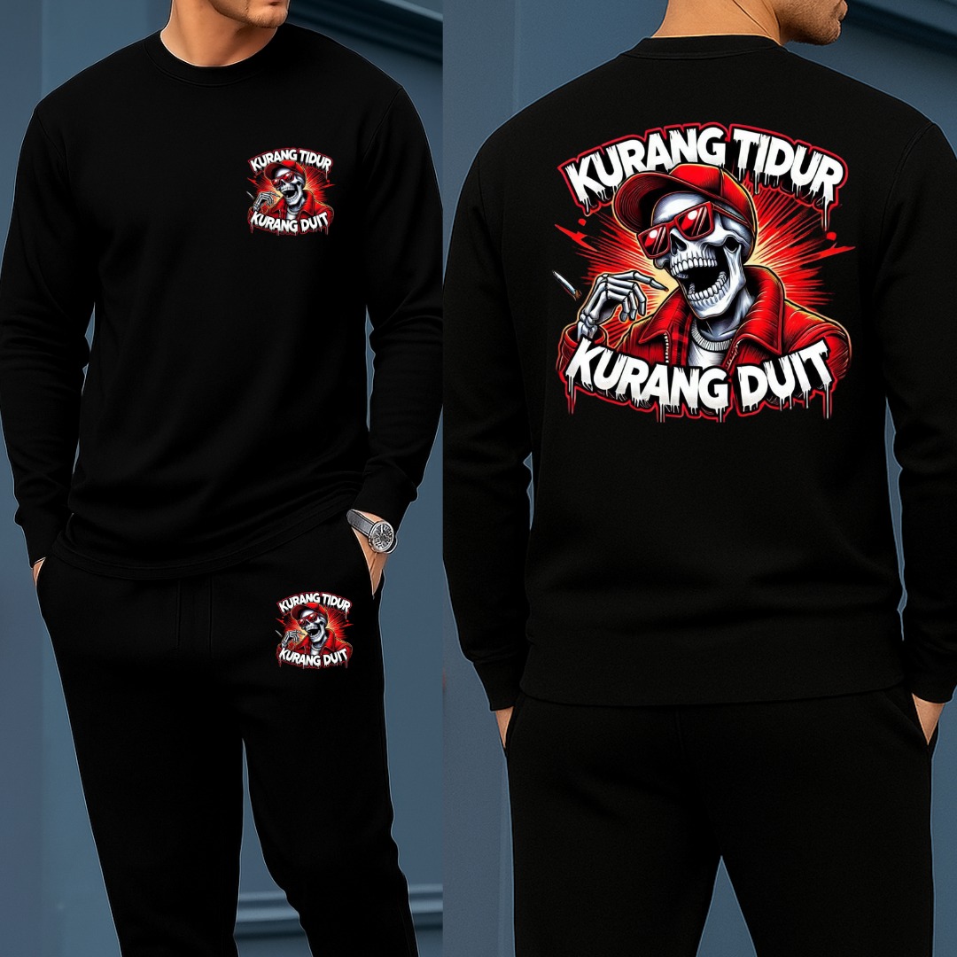 Long Sleeve Tshirt and Trouser Set (24065)