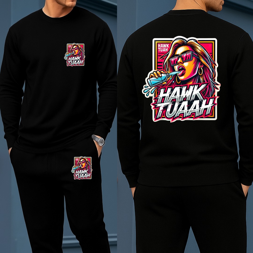 Long Sleeve Tshirt and Trouser Set (24069)