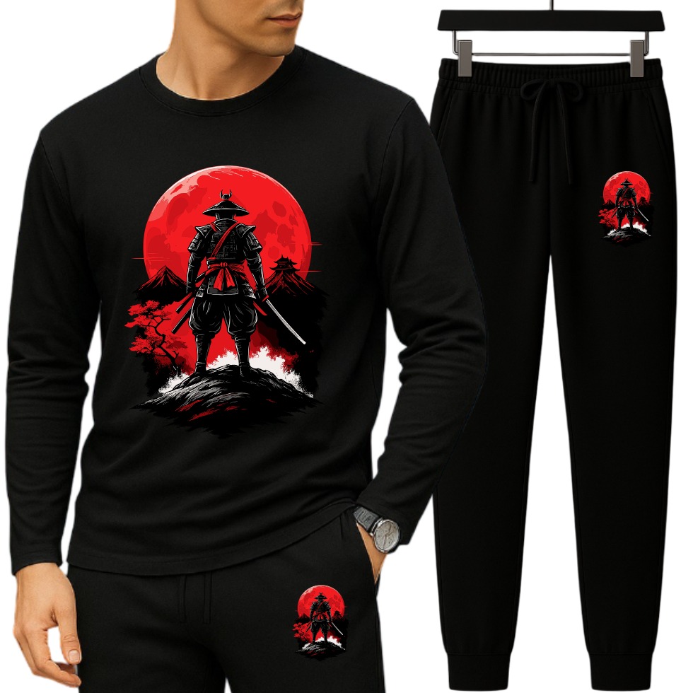 Long Sleeve Tshirt and Trouser Set (23694)