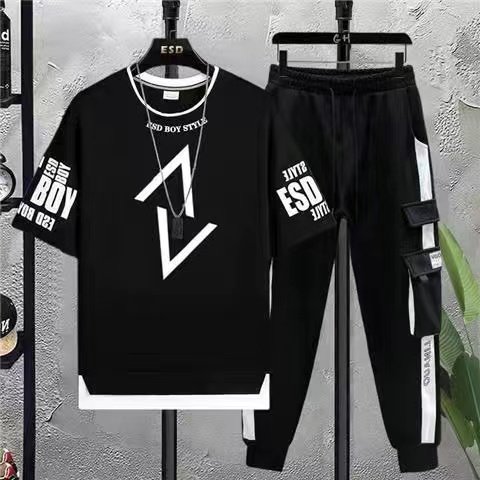 Half Sleeve T-Shirt & Trouser Set (29702)